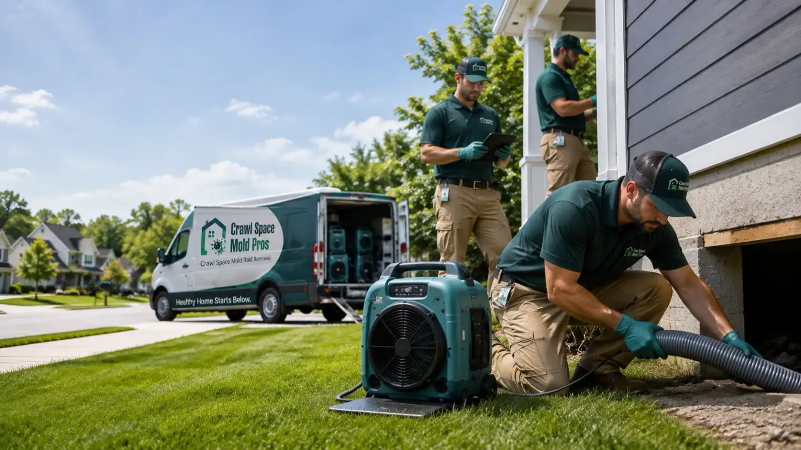 Crawl Space Mold Removal in Fairland, OK